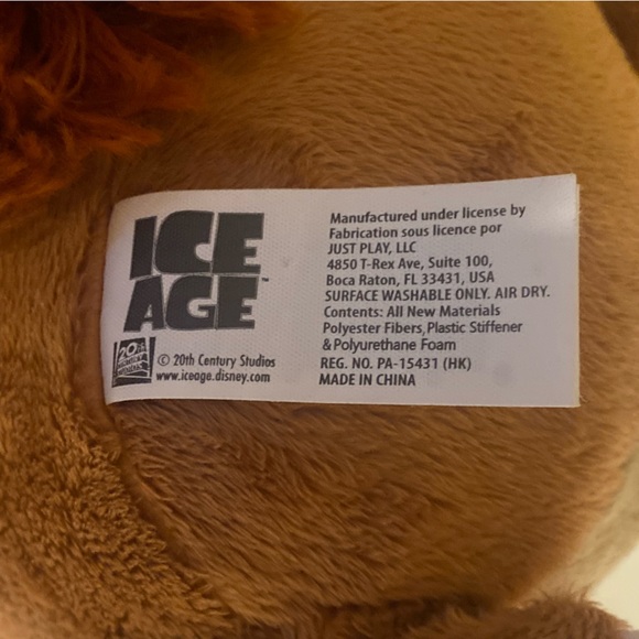 Just Play The Ice Age Adventures of Buck Wild Baby Scrat 11” Plush Toy Sounds - Picture 5 of 5